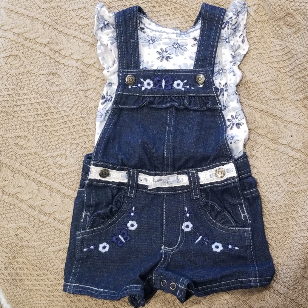 Infant 12M Nannette Kids overall set